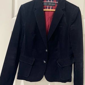Zara velvet beautiful jacket. Bought in Europe. It’s deep blue/ purple.